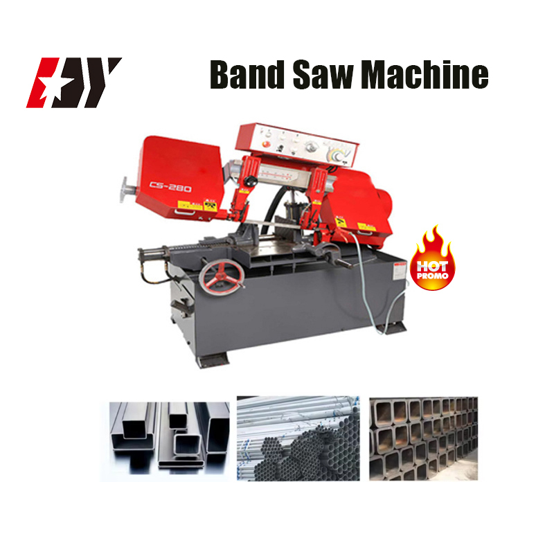 Double Column Angle Horizontal Hydraulic Metal Bandsaw Machine